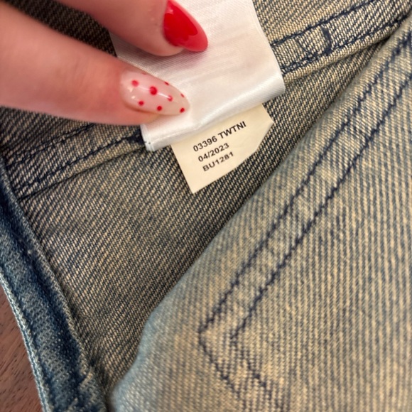 Brixton Embroidered Denim Vest M | Western Boho Flower Jean Vest - Picture 5 of 6